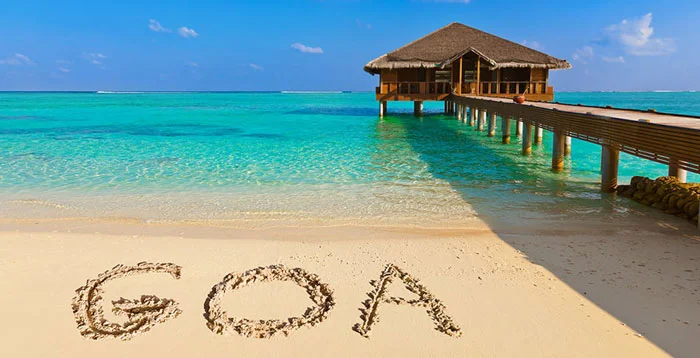 Goa beach coastline